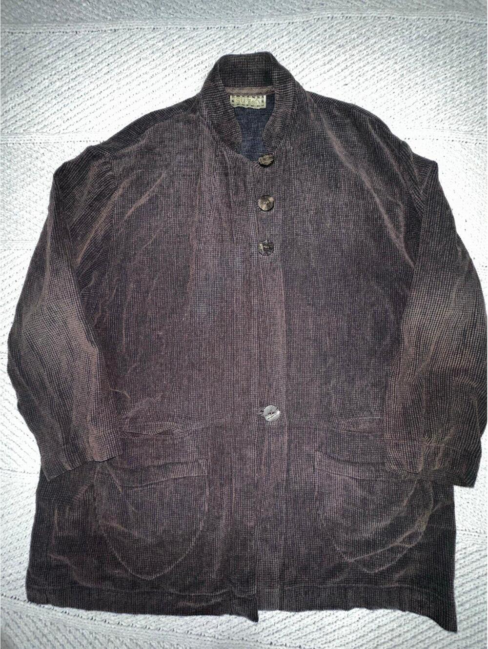 Su Zen Cardigan Women's One size Sweater Jacket Boxy Art you Wear Lagenlook